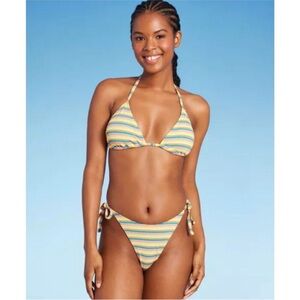 Wild Fable Colorful Striped Bikini